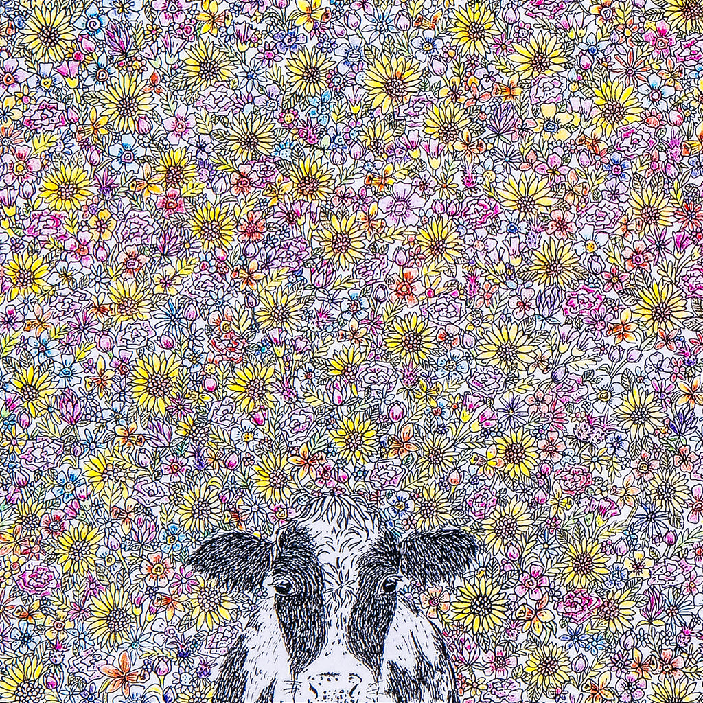 crazy cow card close up product image